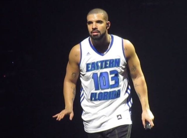 drake concert jersey